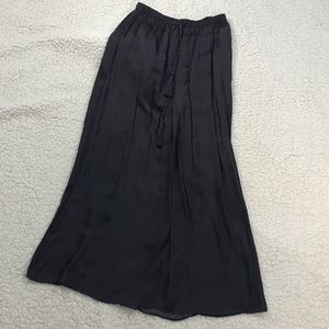 Calypso maxi dark gray skirt size small new with tags